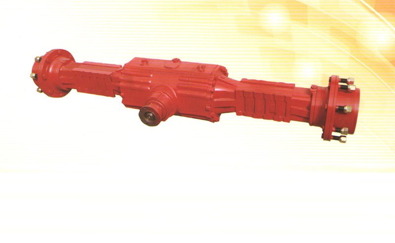 5T鉸接濕式無(wú)軌膠輪車前后橋總成